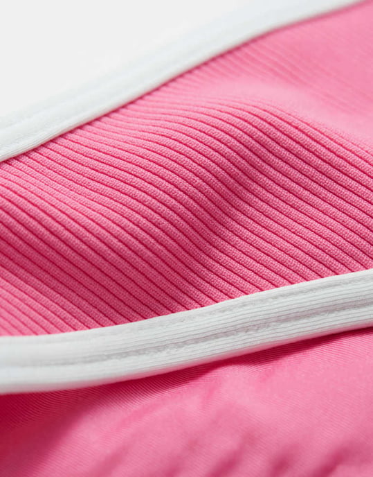 & Other Stories kontrasterande bikiniunderdelar i rosa ribb - Image 2