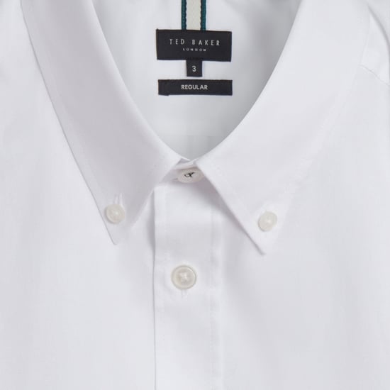 Ted Baker Alyth Regular Branded White Oxford Shirt - Image 6