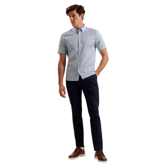 Ted Baker Aldgte Regular Premium Light-blue Oxford Shirt - Image 3
