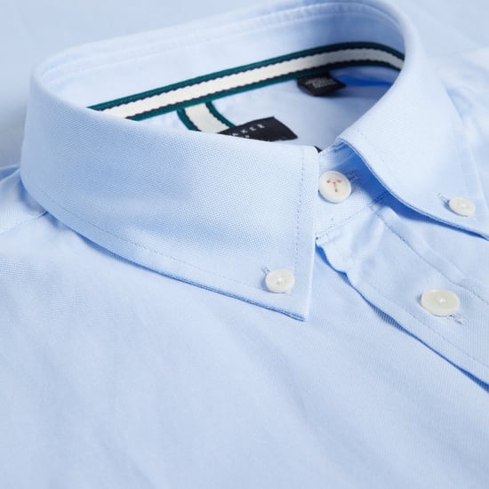 Ted Baker Aldgte Regular Premium Light-blue Oxford Shirt - Image 6