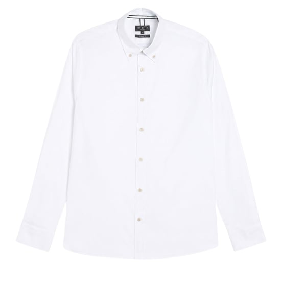 Ted Baker Allarde Regular Merkshirt In Wit Oxford-formaat - Image 1