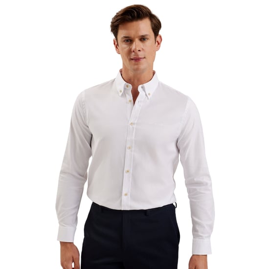 Ted Baker Allarde Regular Merkshirt In Wit Oxford-formaat - Image 3
