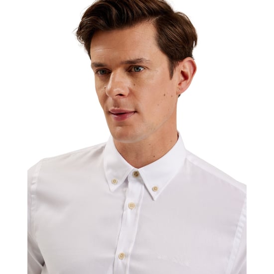 Ted Baker Allarde Regular Merkshirt In Wit Oxford-formaat - Image 5