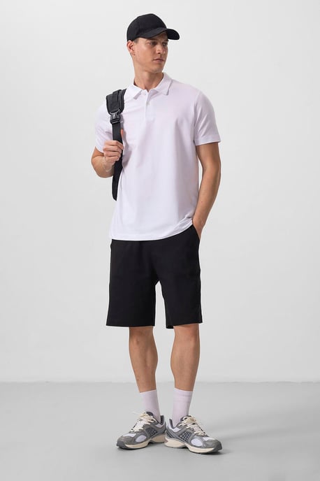 Heren Katoen-Elastaan Polo T-shirt - Image 2