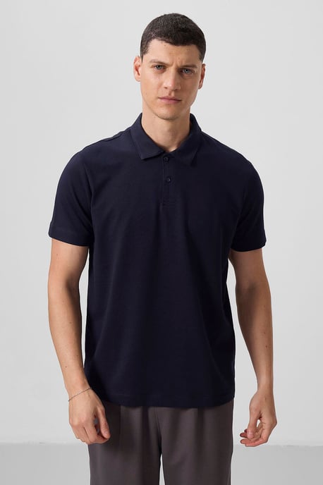Heren Katoen-Elastaan Polo T-shirt - Image 2