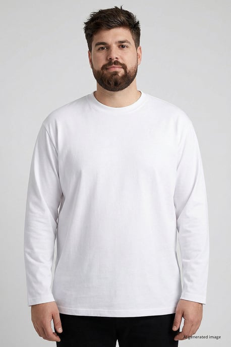 Heren T-shirt van katoen en elastaan - Image 4