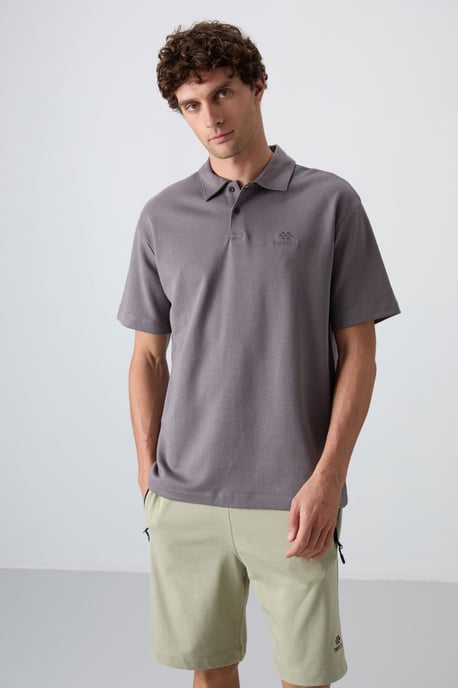 Men's Oversized Polo T-Shirt - Image 1
