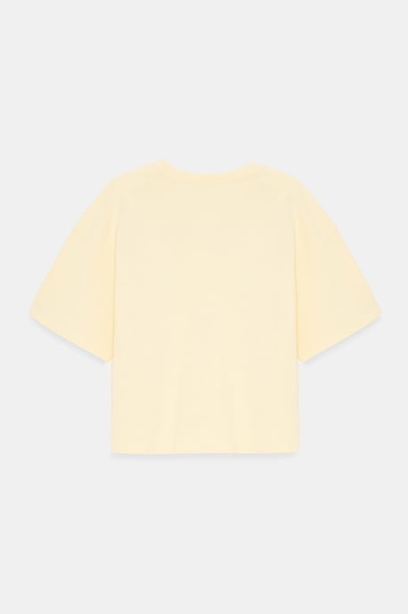 Oversized Cotton Crew Neck T-Shirt - Image 6