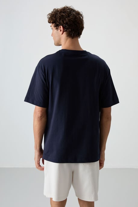 Oversized Printed Crew Neck T-Shirt - Image 5