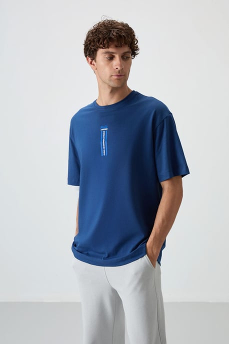 Oversized Printed Crew Neck T-Shirt - Image 4