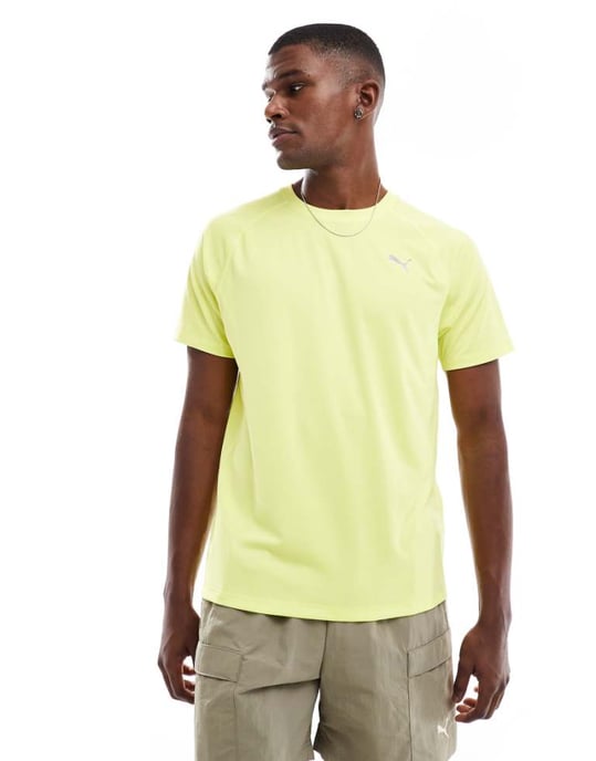 Puma Run Velocity t-shirt i limegrön - Image 1