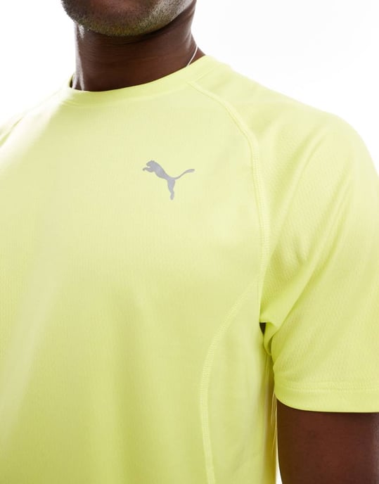 Puma Run Velocity t-shirt i limegrön - Image 4