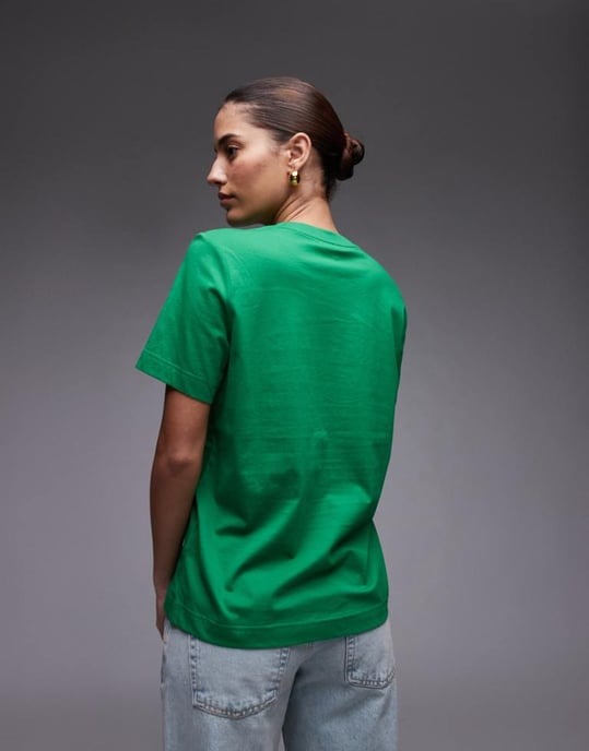 ARKET t-shirt i grön - Image 3