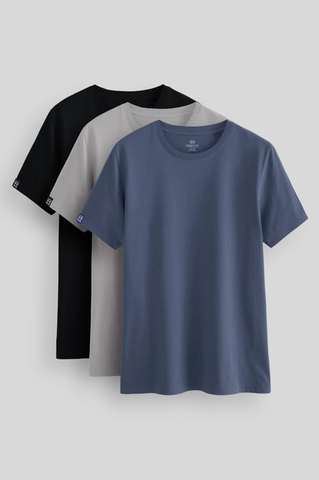 Comfort Fit Ronde Hals T-Shirt - Image 1