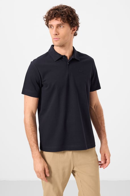 Men's Cotton-Blend Polo T-Shirt - Image 2