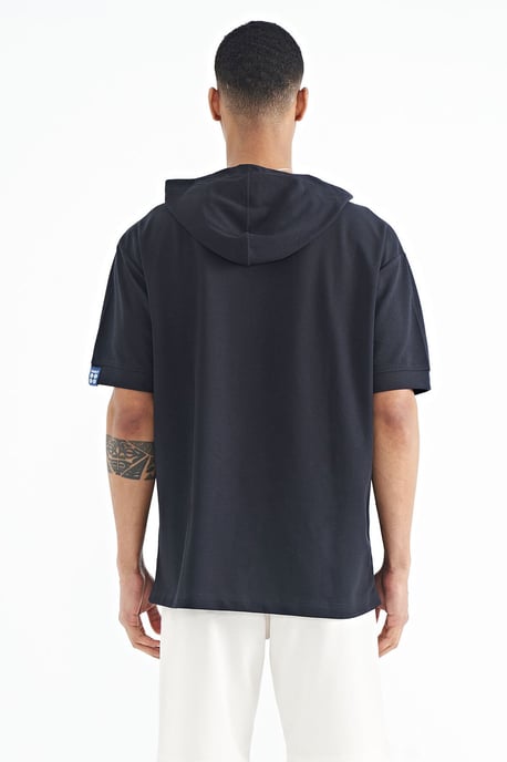 Oversized Kaptrui met Korte Mouwen - Image 6