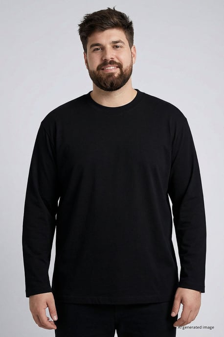 Heren T-shirt van katoen en elastaan - Image 4