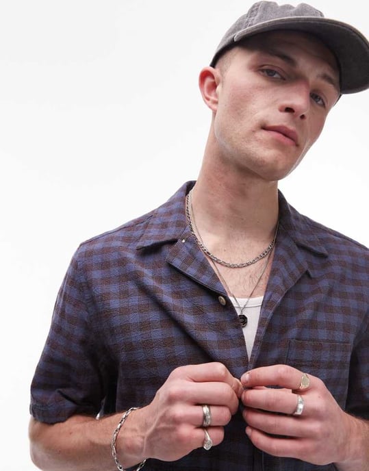 Allsaints Cooper t-shirt i almafi blå - MBLUE - Image 3