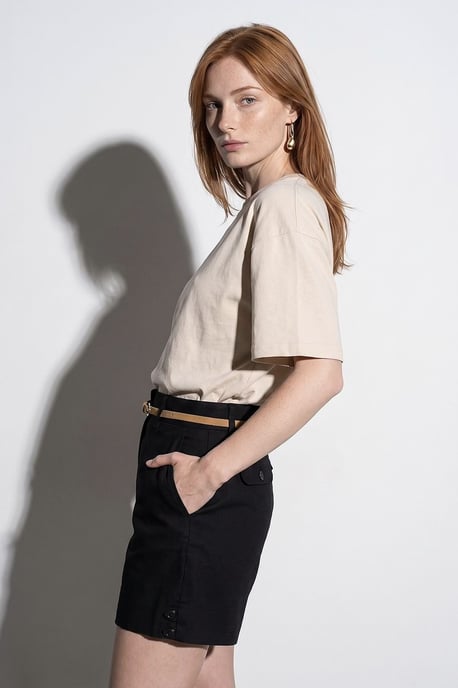 Oversized Katoenen Crew Neck T-Shirt - Image 3