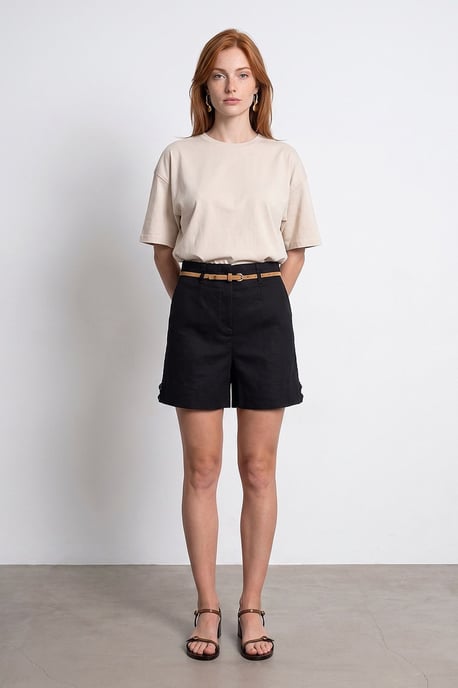 Oversized Katoenen Crew Neck T-Shirt - Image 4