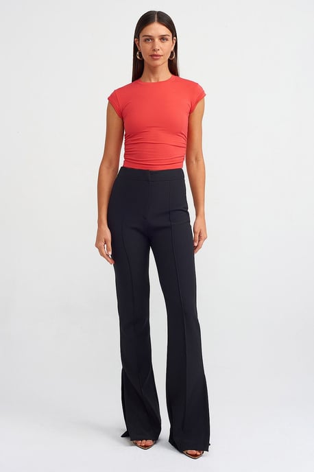 Dames Mouwloze Crop T-shirt - Image 2