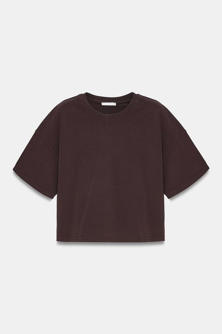Oversized Cotton Crew Neck T-Shirt - Image 5