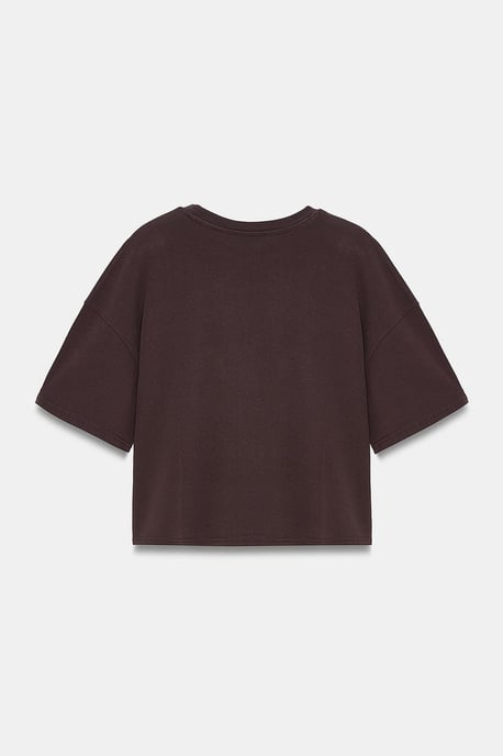 Oversized Cotton Crew Neck T-Shirt - Image 6