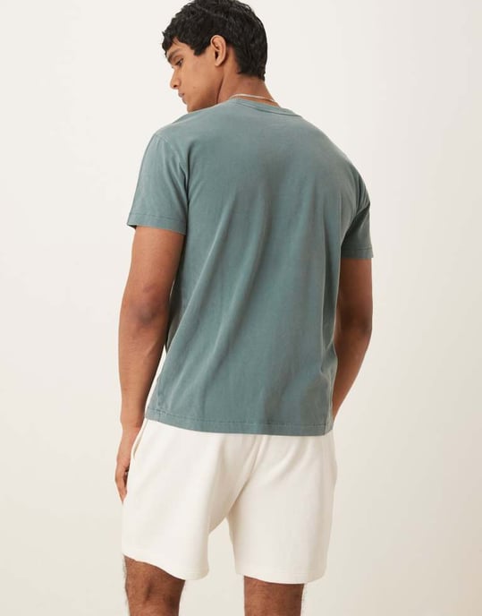 Abercrombie & Fitch essentiell kortärmad t-shirt i grön - Image 3