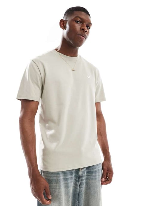 Hollister ikon sval boxig t-shirt i ljusgrön - Image 2