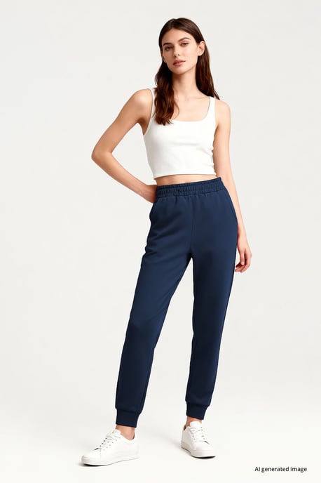 Dames Katoenen Mix Sweatpants - Image 3