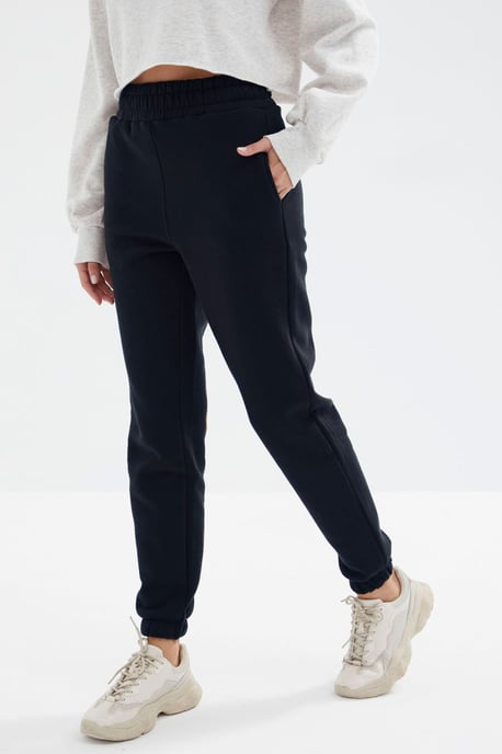 Dames Hoge Taille Fleece Joggingbroek - Image 2