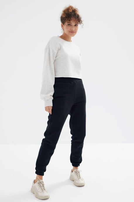 Dames Hoge Taille Fleece Joggingbroek - Image 3