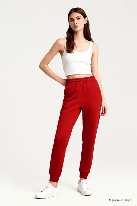 Dames Katoenen Mix Sweatpants - Image 3