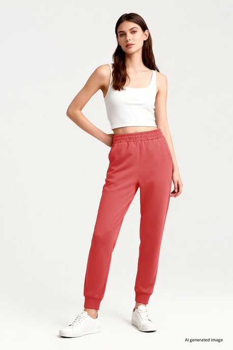 Dames Katoenen Mix Sweatpants - Image 3