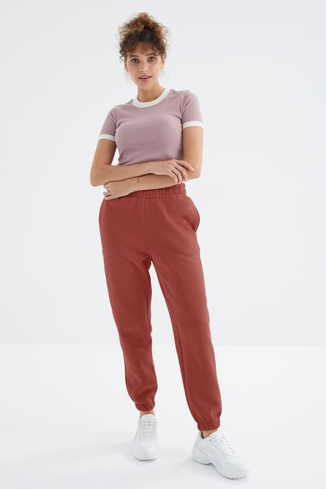 Women's High-Waist Fleece Jogger Sweatpants - Image 2