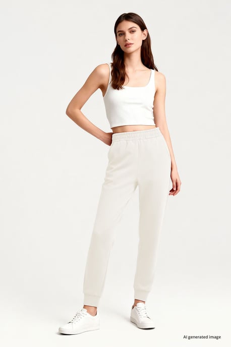 Dames Katoenmix Sweatpants - Image 3