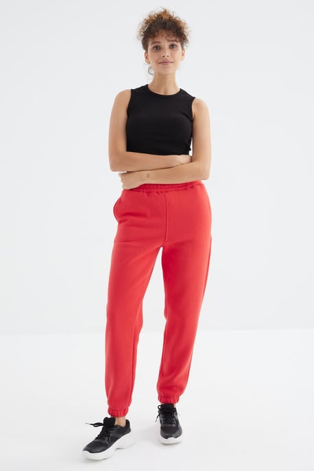 Dames Hoge Taille Fleece Joggingbroek - Image 5