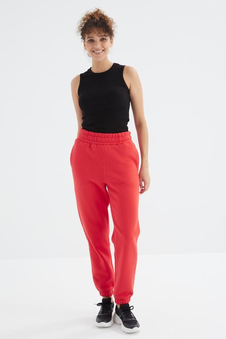 Dames Hoge Taille Fleece Joggingbroek - Image 6