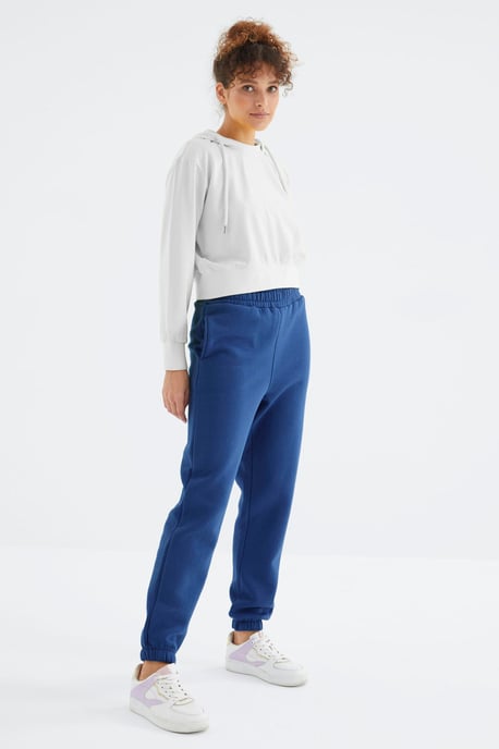 Dames Hoge Taille Fleece Joggingbroek - Image 3
