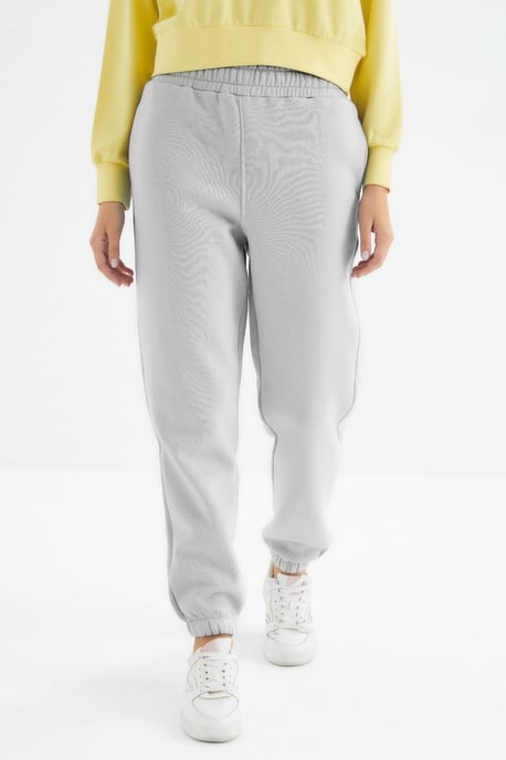 Dames Hoge Taille Fleece Joggingbroek - Image 2
