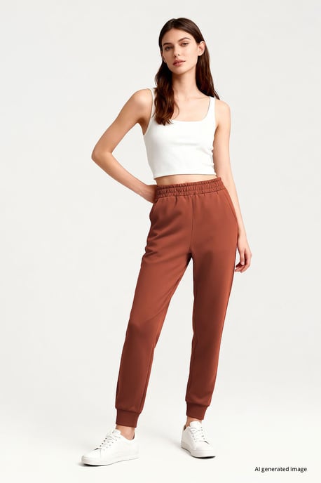 Dames Katoenen Mix Sweatpants - Image 3