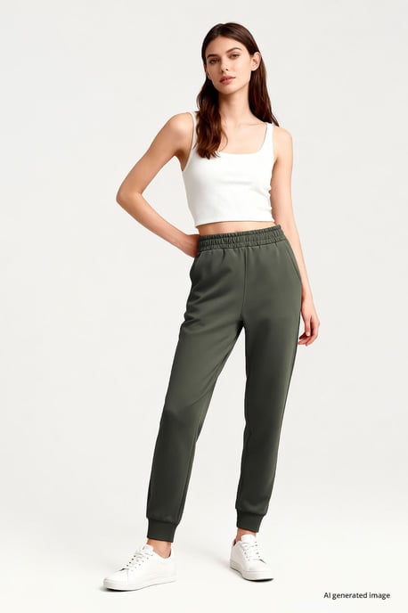 Dames Katoenen Mix Sweatpants - Image 3