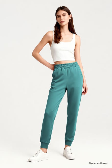 Dames Katoenen Mix Sweatpants - Image 3