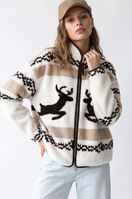 Dames Katoenmix Sweatshirt - Image 1