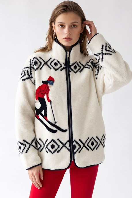 Women's Cotton-Blend Sweatshirt - Image 2