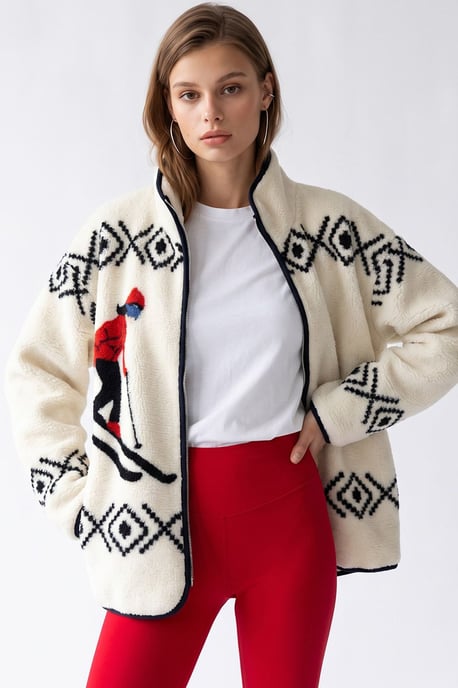 Women's Cotton-Blend Sweatshirt - Image 3