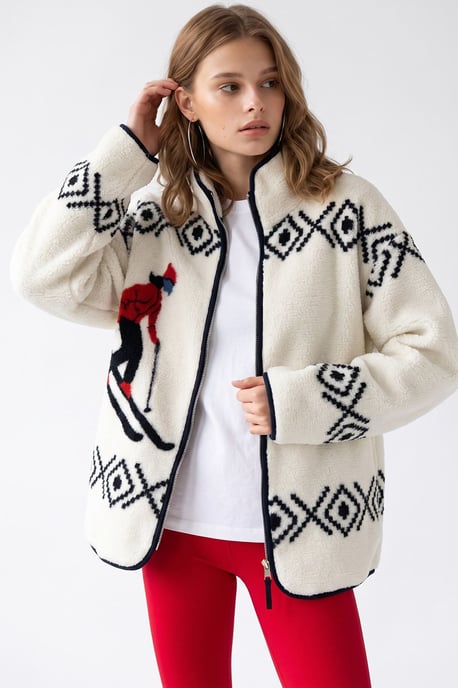 Women's Cotton-Blend Sweatshirt - Image 4