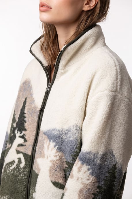 Women's Cotton-Blend Sweatshirt - Image 2
