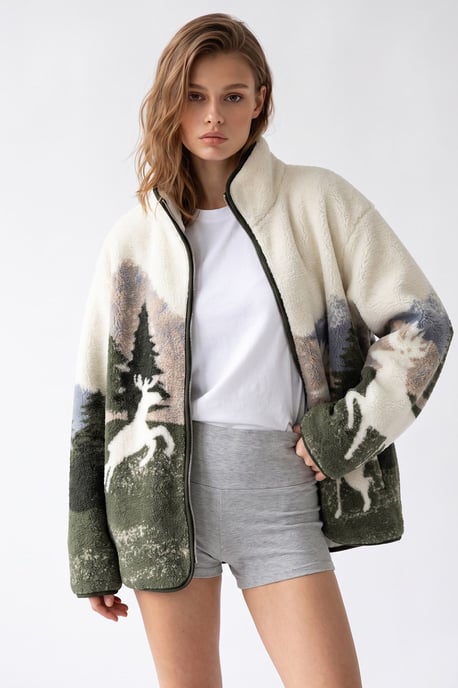 Women's Cotton-Blend Sweatshirt - Image 3