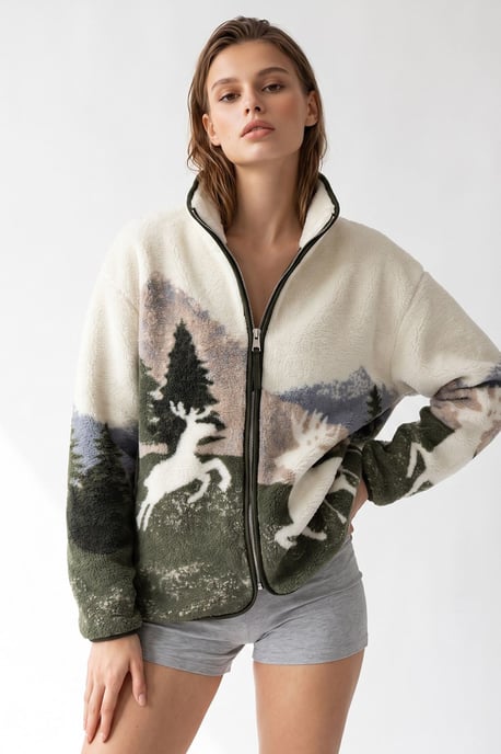 Women's Cotton-Blend Sweatshirt - Image 5